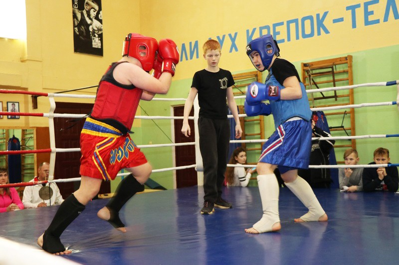 В Мстиславле прошли новогодние соревнования по кикбоксингу