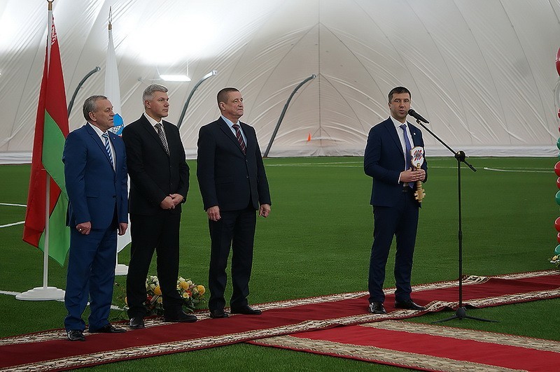 Футбольный манеж на 500 зрителей открылся в Могилёве