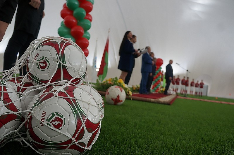 Футбольный манеж на 500 зрителей открылся в Могилёве