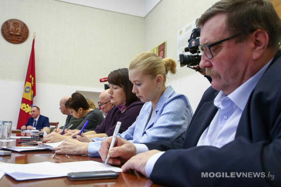 Председатель Могилевского облисполкома провел пресс-конференцию для СМИ
