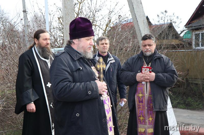 Молебен и крестный ход в честь основателя города прошли в Мстиславле. Фоторепортаж