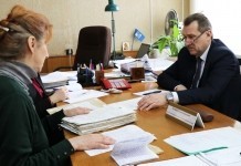 Валерий Полищук в райисполкоме провёл личный приём граждан