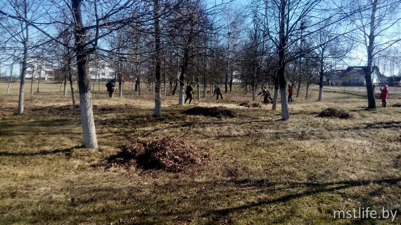 Как жители Сапрыновичского сельсовета готовятся к юбилею аг. Рязанцы и благоустраивают свою территорию