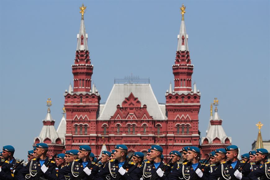 Лукашенко присутствовал на параде Победы на Красной площади в Москве
