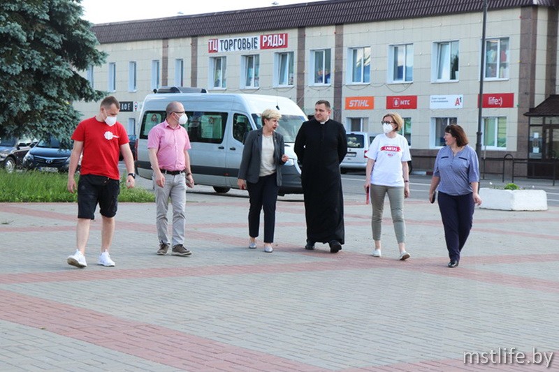 Мстиславль посетили сотрудники благотворительного общества «Каритас»