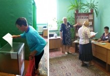 На Подлужанском участке для голосования №11 активно голосуют ветераны труда