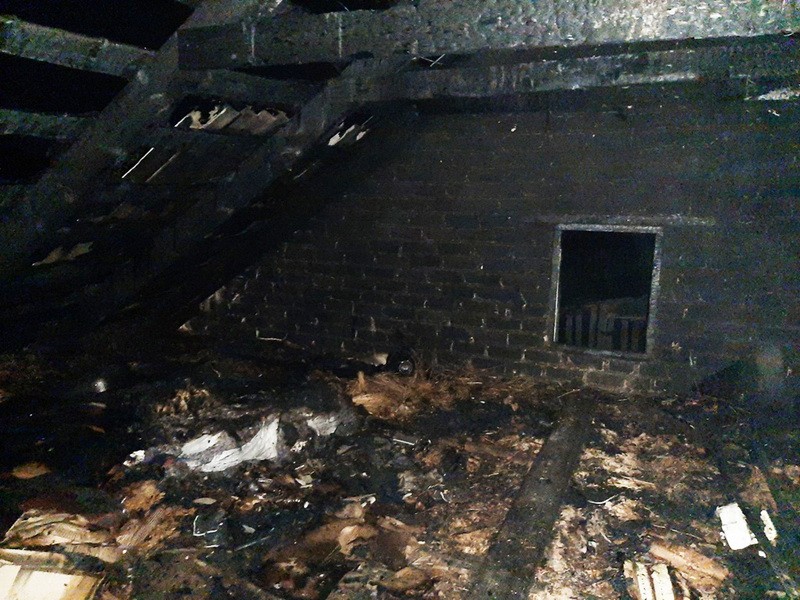 Во время грозы в Мстиславле загорелся дом. Предварительная причина — молния