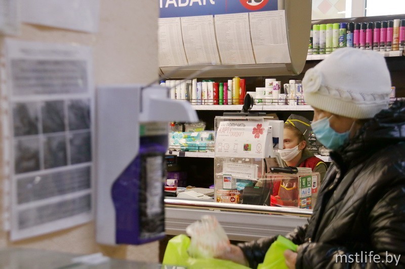 Транспорт и торговля. Как соблюдают меры предосторожности при коронавирусе в Мстиславле