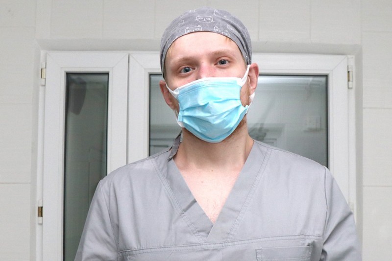 Молодой врач районной больницы Дмитрий Шахмуть — о первой работе, коллегах, жизни в Мстиславле