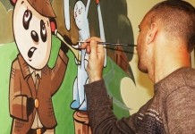 В детском отделении поликлиники Мстиславля появились рисунки мастеров Дома ремёсел