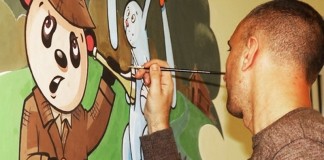 В детском отделении поликлиники Мстиславля появились рисунки мастеров Дома ремёсел