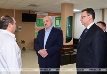 Лукашенко посетил 4-ю городскую клиническую больницу Минска