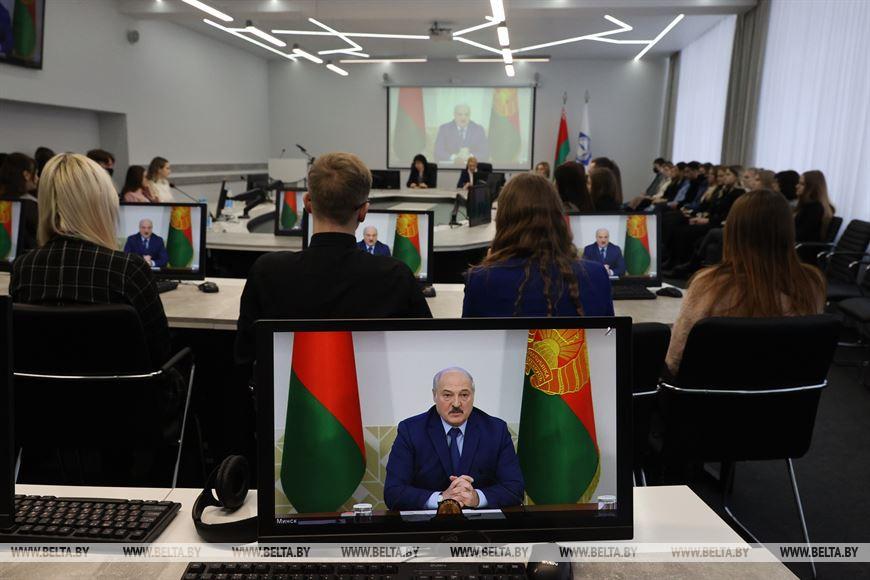 Лукашенко — студентам: суверенитет — это не только вопрос сохранения государства, это вопрос национальных амбиций