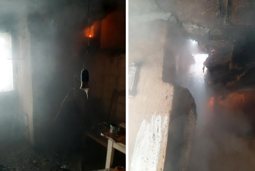 Спасатели выясняют причину пожара на ул. Некрасова в Мстиславле