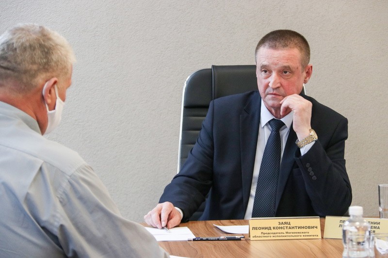 Губернатор Могилёвской области Леонид Заяц провёл приём граждан