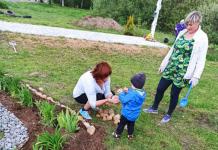 В Мишнях обустраивают пустующую территорию. Проект придумали местные жители