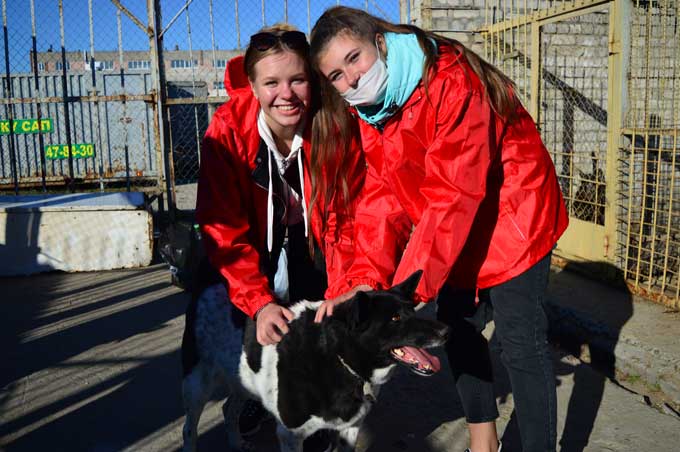 Волонтёры из Мстиславля посетили приют для бездомных животных