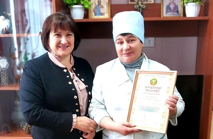 Отделение круглосуточного пребывания для граждан пожилого возраста и инвалидов посетила Светлана Тарасенко