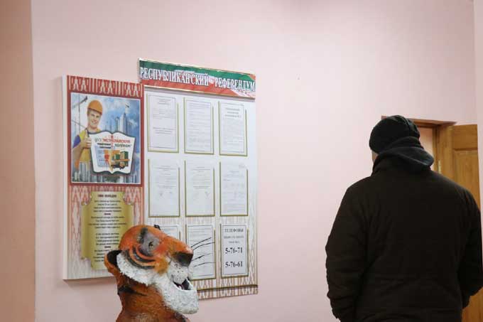 В Мстиславле стартовал республиканский референдум. Фото