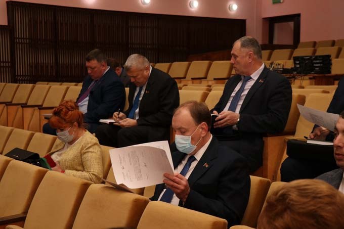 Заседание президиума областного Совета депутатов прошло в аг. Ходосы. Фото