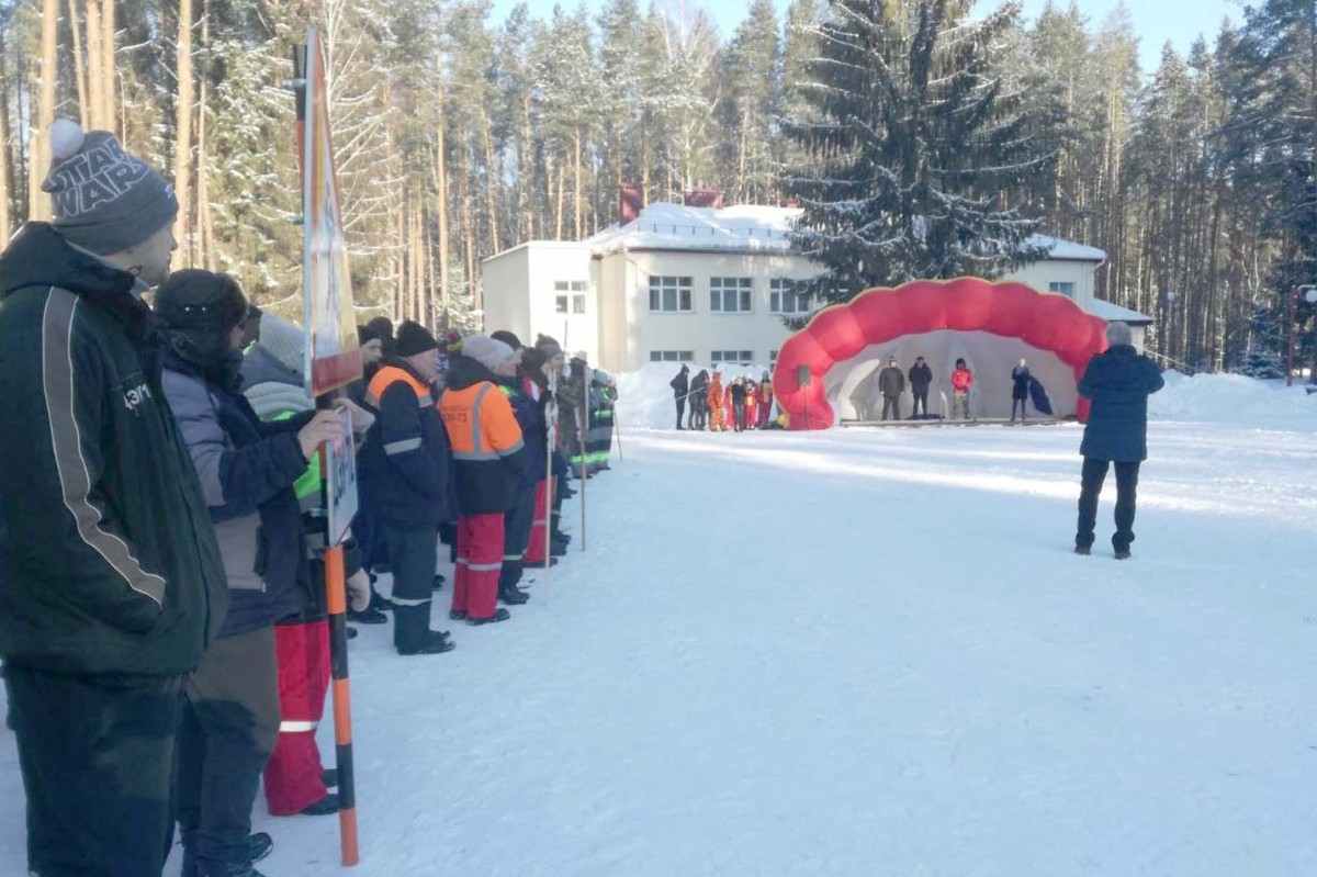 Коллектив филиала ДЭУ №79 принял участие в зимней спартакиаде дорожников