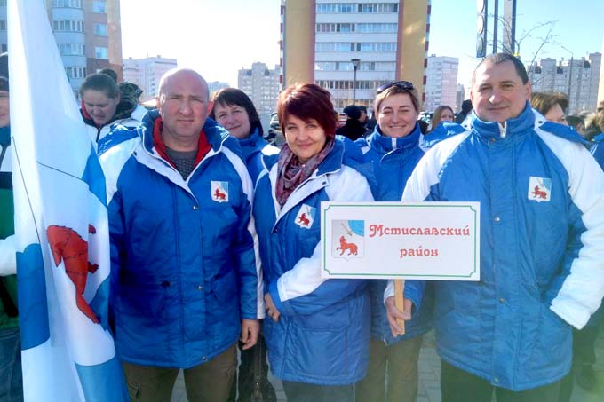 Мстиславские депутаты приняли участие в зимней спартакиаде. Обновлено