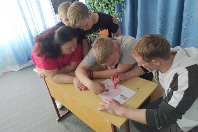 Обучающую игровую программу в Копачёвской школе провели спасатели