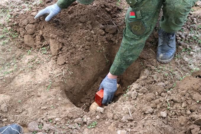 В Мстиславском районе обезвредили мину