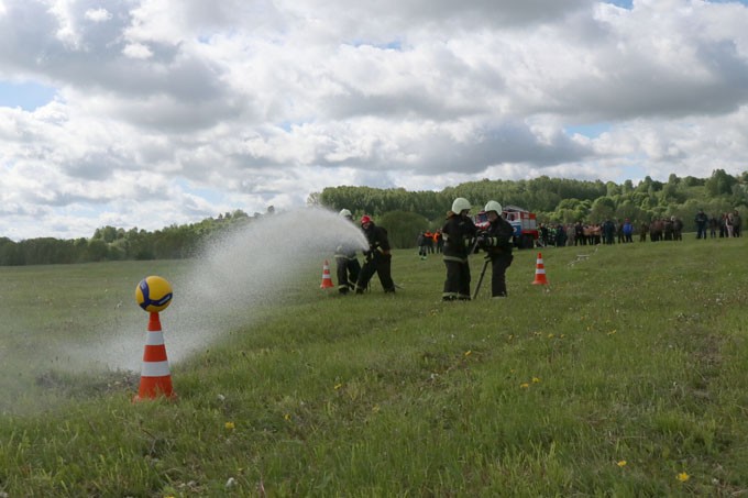 Посмотрите, как прошли соревнования по гражданской обороне в Мстиславле. Фото