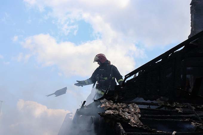 В Мстиславле при пожаре погибли двое мужчин