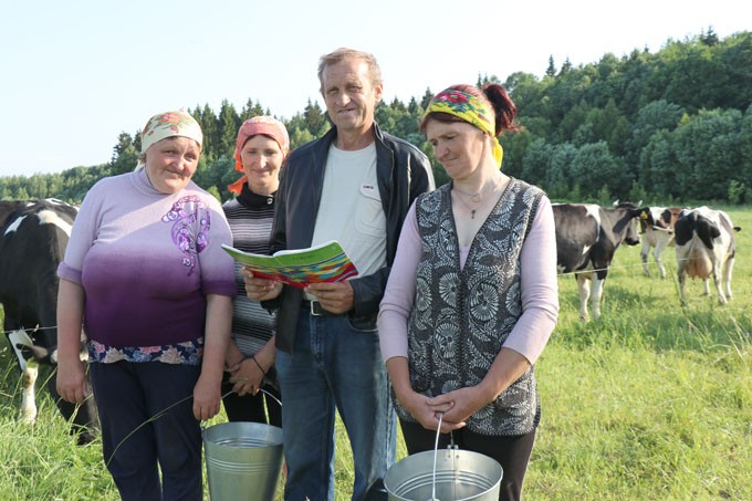 За один удой в ОАО «Мстиславский райагропромтехснаб» получают около 900 кг молока