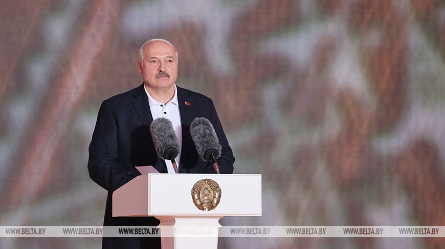 Выступление Президента Беларуси на празднике "Купалье. Александрия собирает друзей"