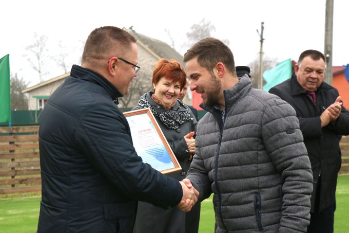 В Мстиславле открыли мини-футбольную площадку. Фото и видео