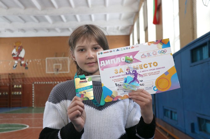 Анна Кемцева стала призёром республиканской спартакиады