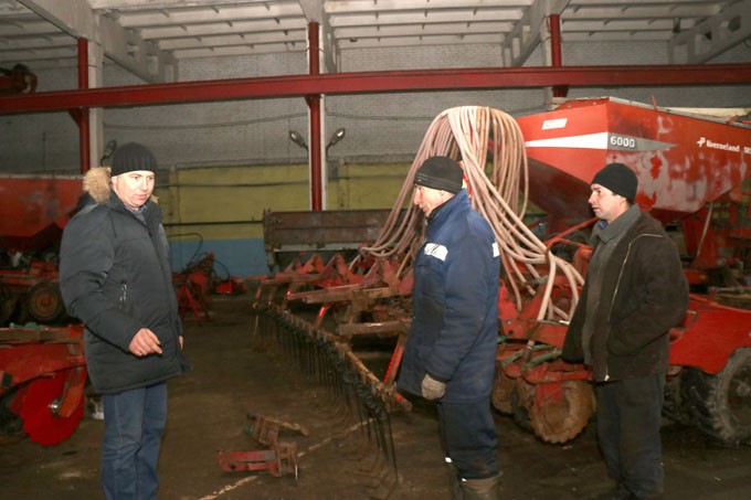 Аграрии Мстиславского района заняты подготовкой сельхозтехники к весенним полевым работам