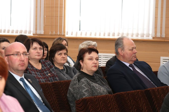 Встреча председателя Мстиславского райисполкома с активом района. Фото