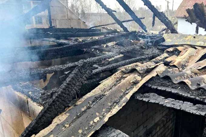 В одном из агрогородков Мстиславского района произошёл пожар