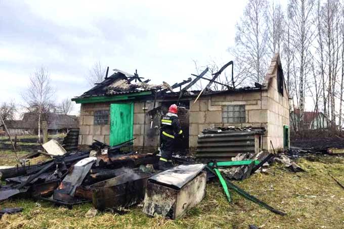 В одном из агрогородков Мстиславского района произошёл пожар