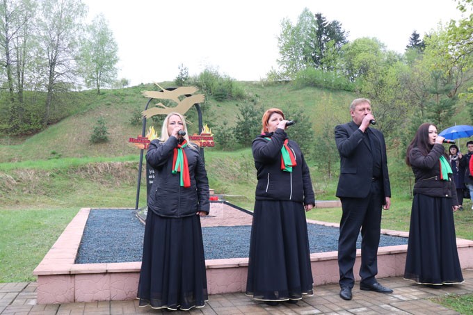 Как в Мстиславле поддержали областную профсоюзную патриотическую акцию