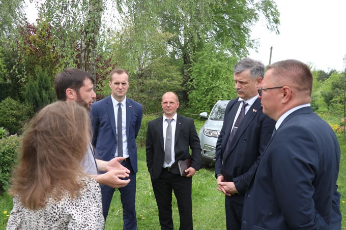 Министр спорта и туризма Сергей Ковальчук посетил Мстиславль