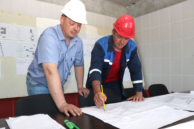 В Мстиславле ведутся работы по реконструкции городских очистных сооружений