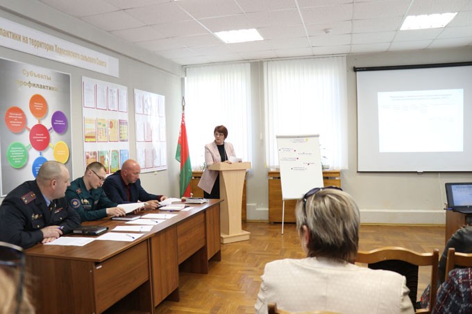 Как совет общественного пункта охраны правопорядка Ходосовского сельисполкома стал лучшим в области