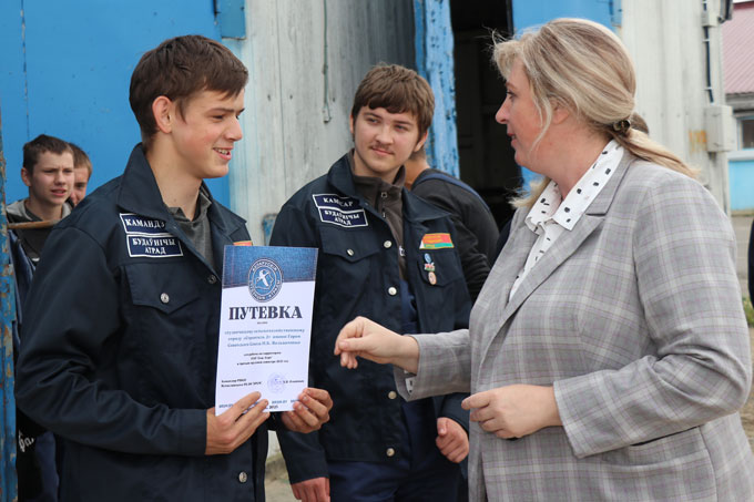 Строительный молодёжный отряд приступил к работе в ОАО «Сож-Агро»