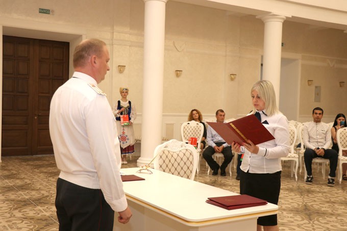В Мстиславле впервые в Могилёвской области прошла церемония принесения присяги для вступления в белорусское гражданство