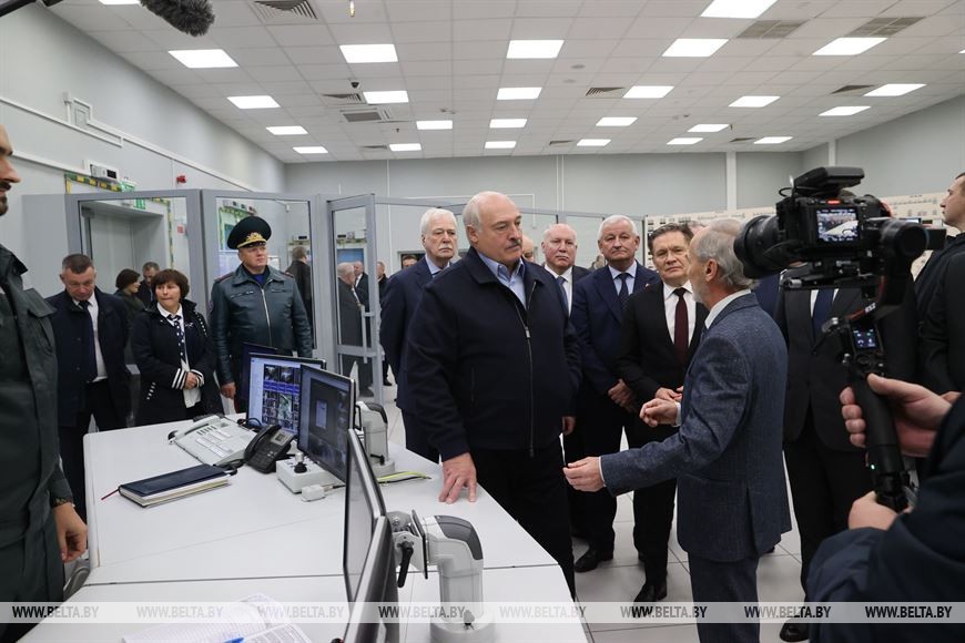 Лукашенко посетил БелАЭС