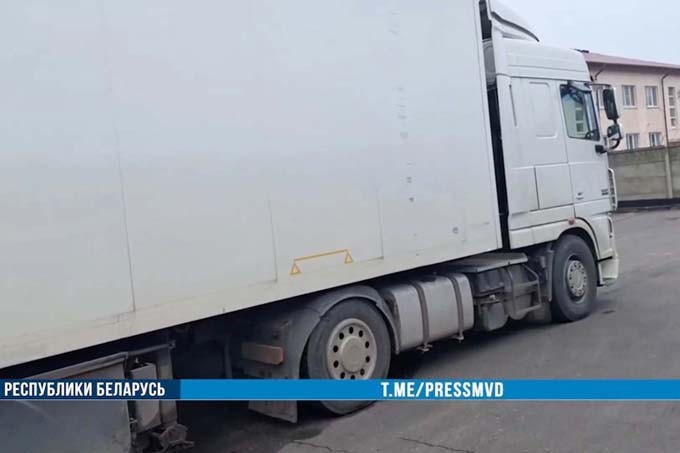 Водитель грузовика перевозил 20 000 литров спирта через Мстиславль
