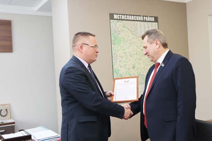 Валерий Полищук с рабочим визитом посетил Мстиславль