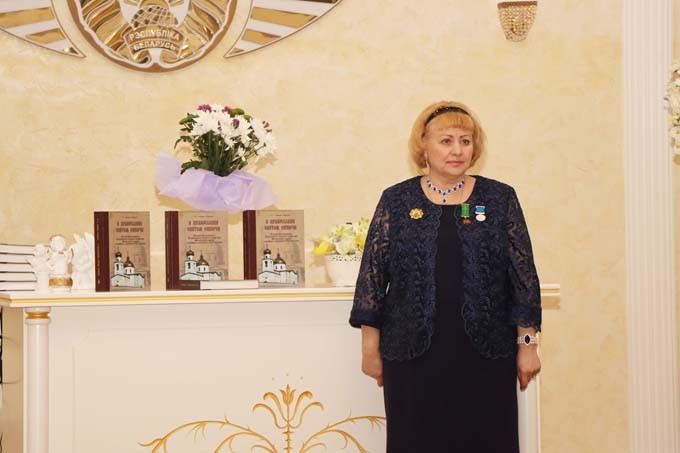 Тамара Левишко презентовала книгу о истории Вознесенского монастыря в аг. Мазолово Мстиславского района