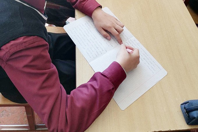 Мстиславские школьники написали всебелорусский диктант «Я расскажу о Победе»
