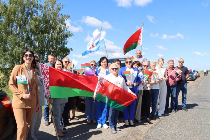 Мстиславль встречает участников проекта «Дорогами памяти и славы». Фото